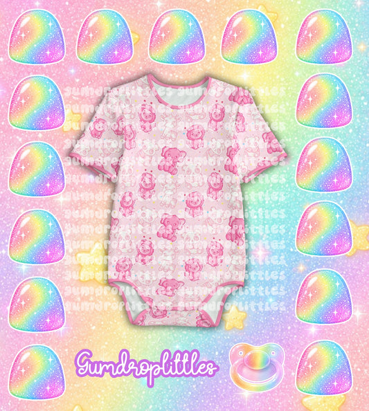 Pink Icing Animals Onesie