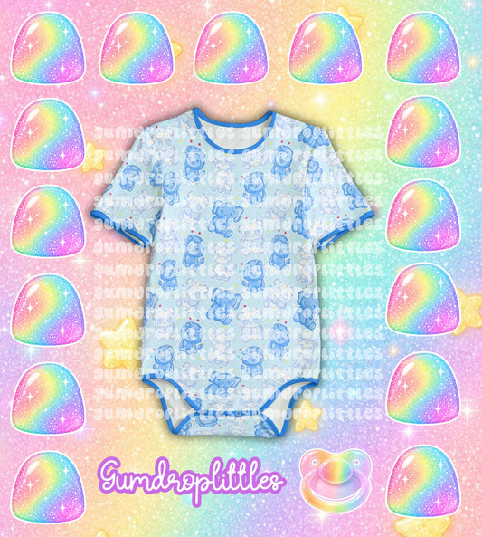 Blue Icing Crackers Onesie