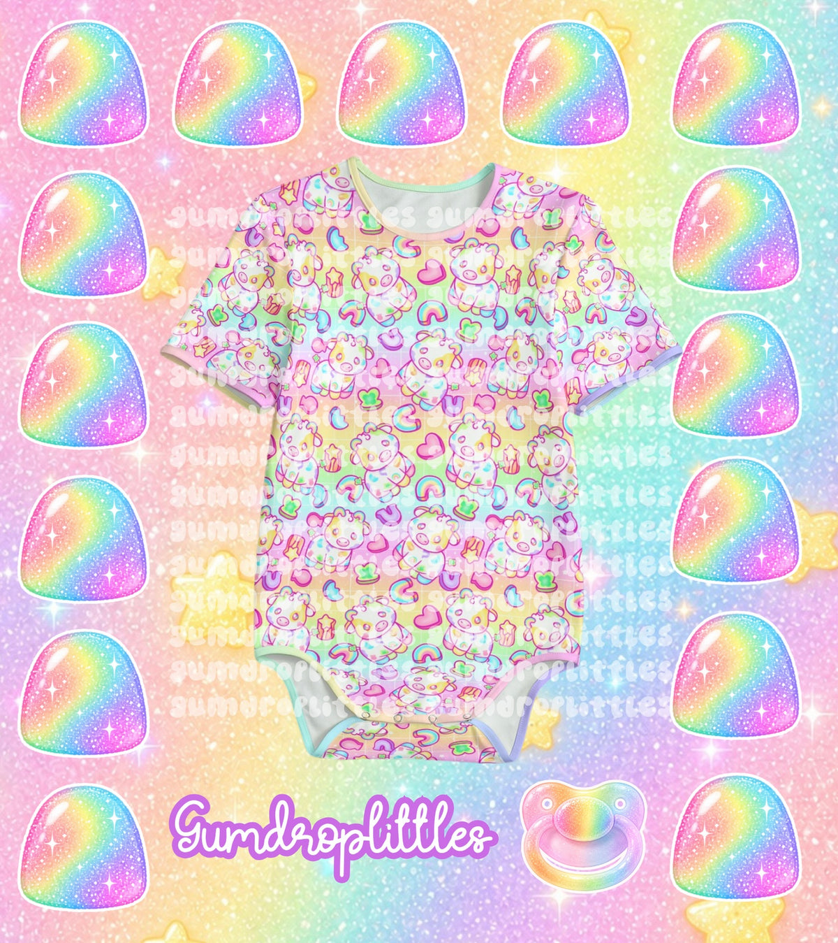 ABDL Marshmallow Cow Onesie