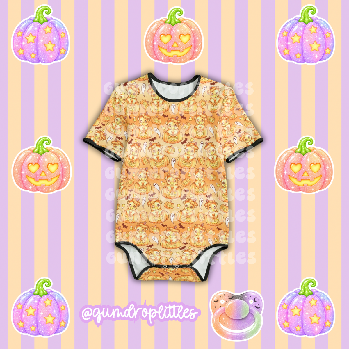 ABDL Cow Pumpkin Onesie