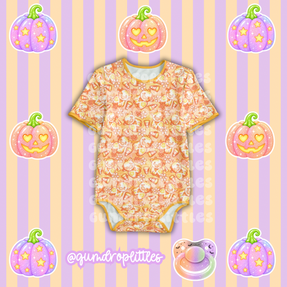 ABDL Candy Corn Cow Onesie