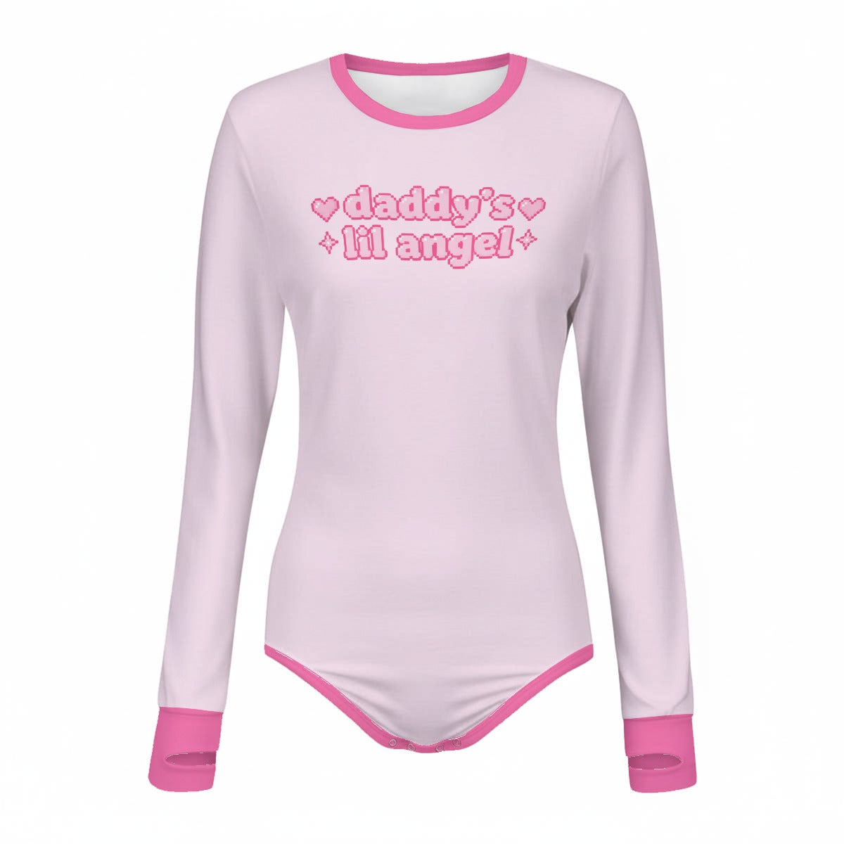 Daddy's Lil Angel long Sleeve Onesie