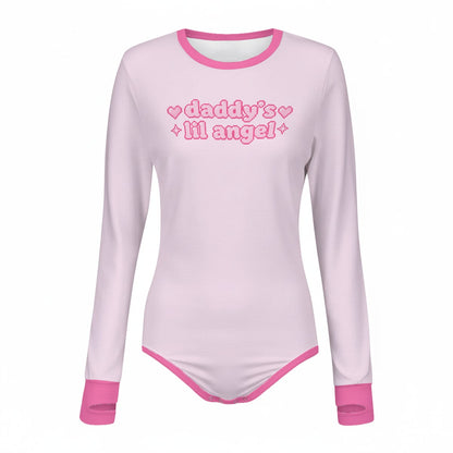 Daddy's Lil Angel long Sleeve Onesie
