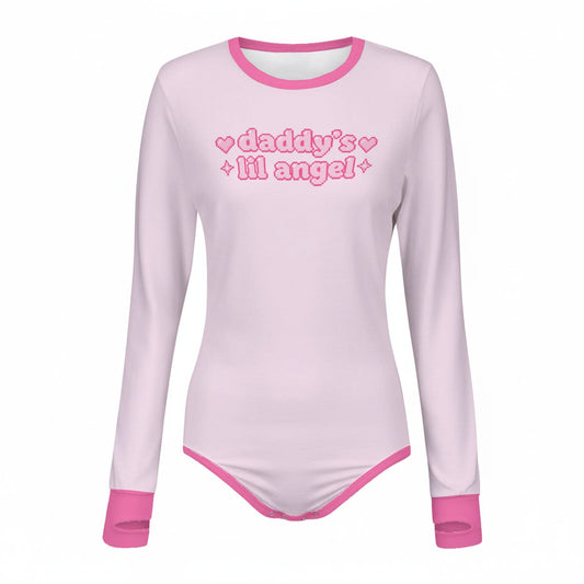 Daddy's Lil Angel long Sleeve Onesie